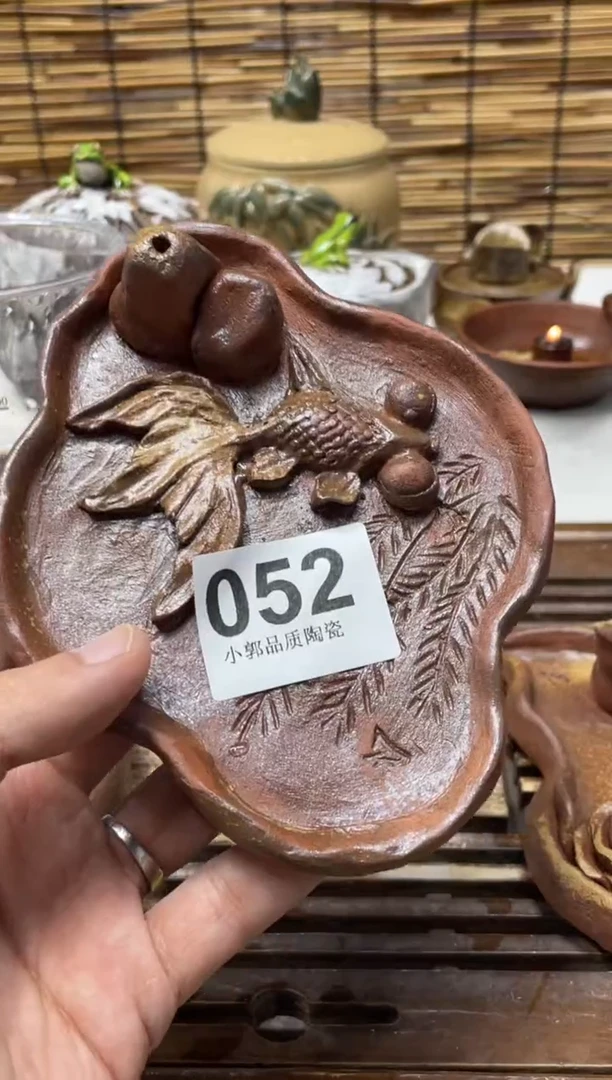 【闪购商品】杯052精美粗陶手工柴烧