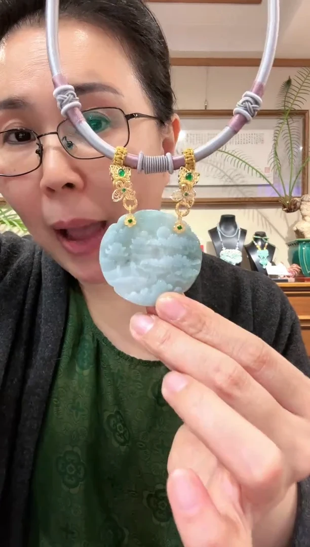 【闪购商品】翡翠颈饰未镶嵌国风