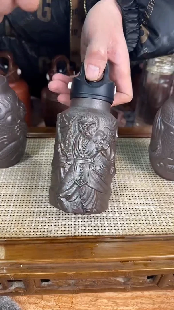 【闪购商品】紫砂茶壶柴烧 悟空400cc
