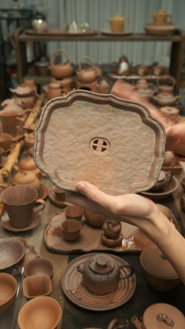 原矿老岩泥精工 如意蓄水壶呈