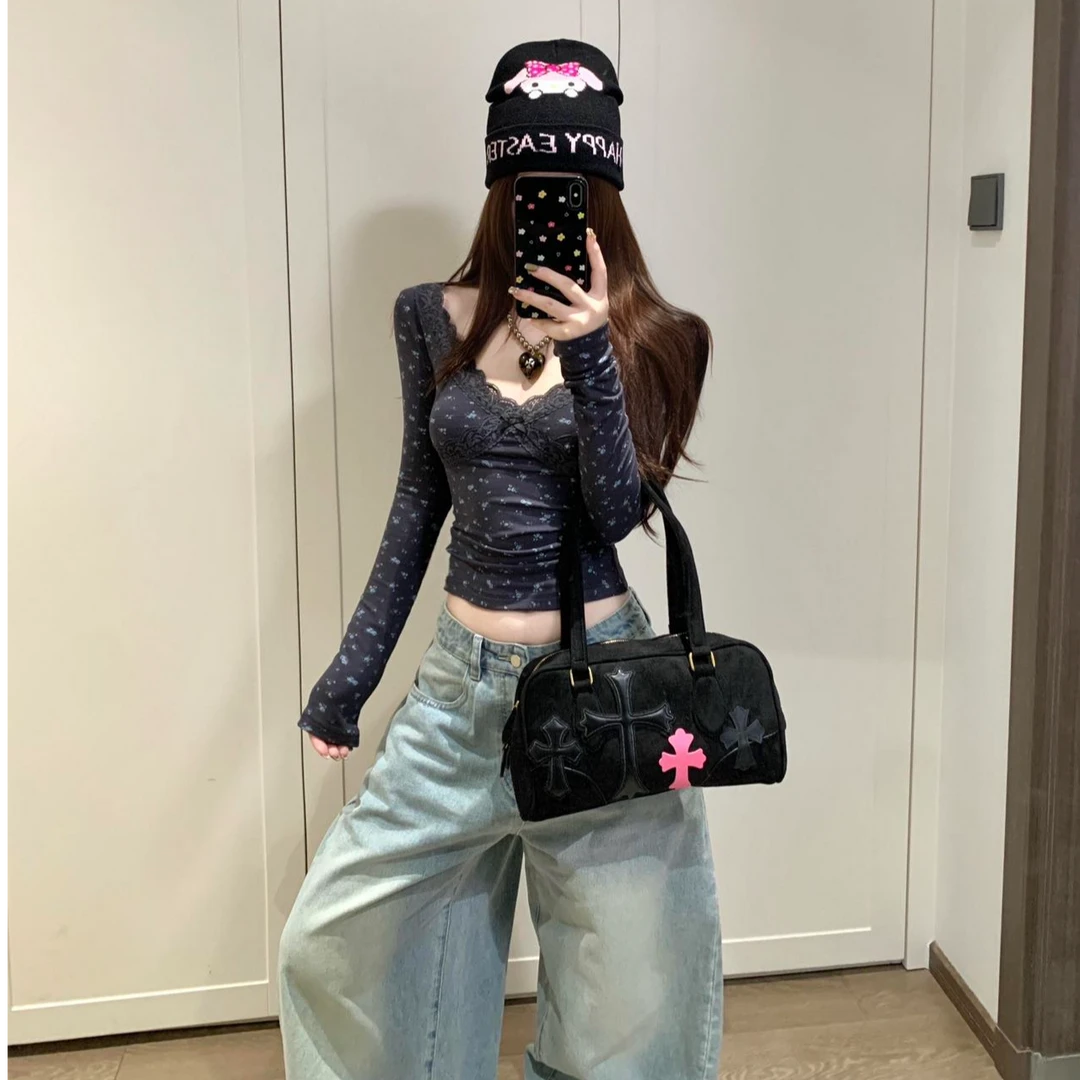 2025秋季新款时尚套装气质显瘦洋气休闲百搭性感辣妹外穿上衣长裤