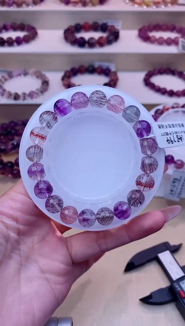 未镶嵌手链水晶仙女超七单圈9m+