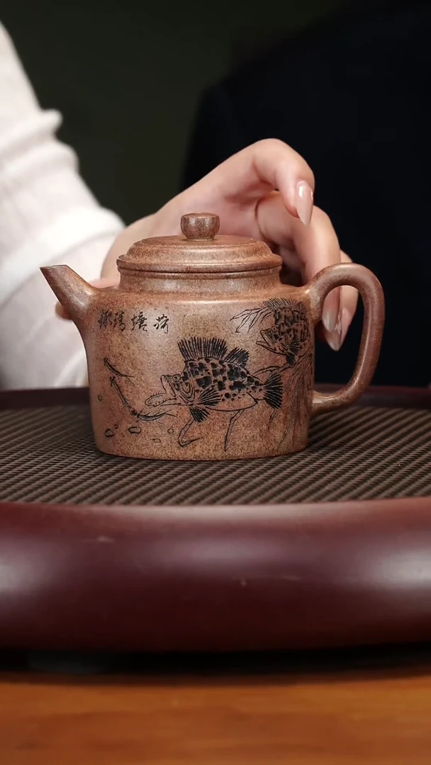茶壶紫砂1SDH高德钟复兴窑柴烧260cc