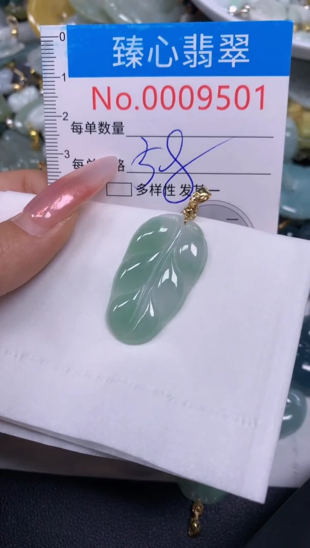 【闪购商品】翡翠颈饰未镶嵌含绳0009501