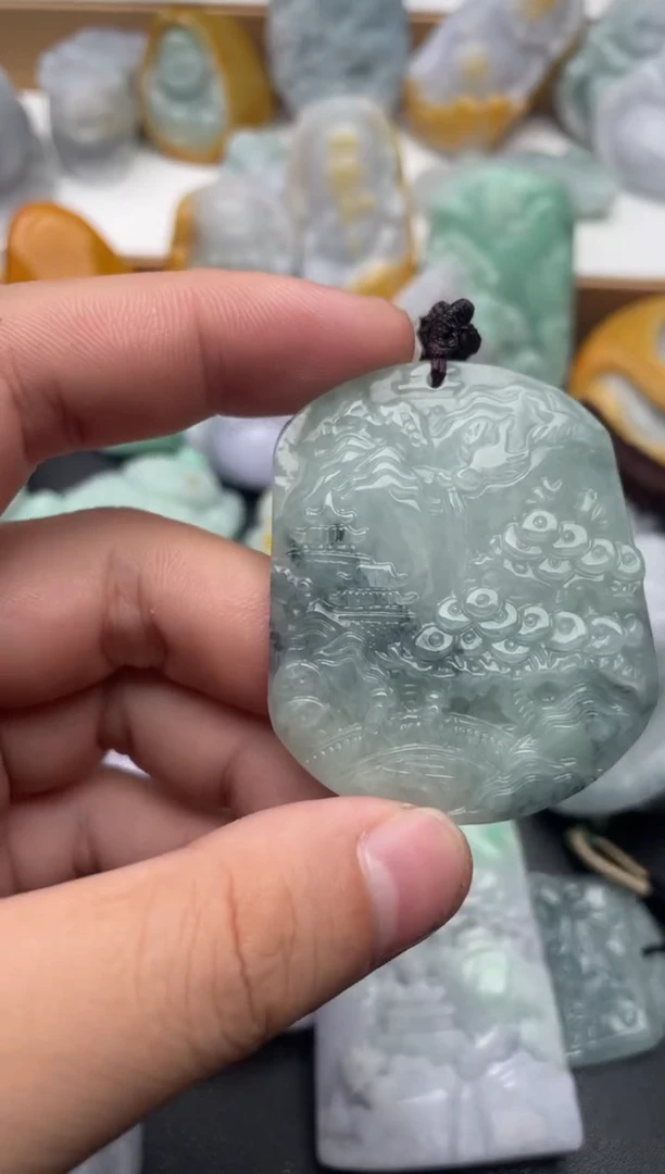 吊坠(不含链)未镶嵌翡翠1