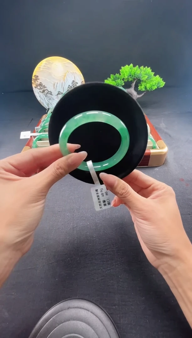 未镶嵌手镯石英质玉（非洲翠）真品上等纯天然非洲翠玉手镯石英质玉