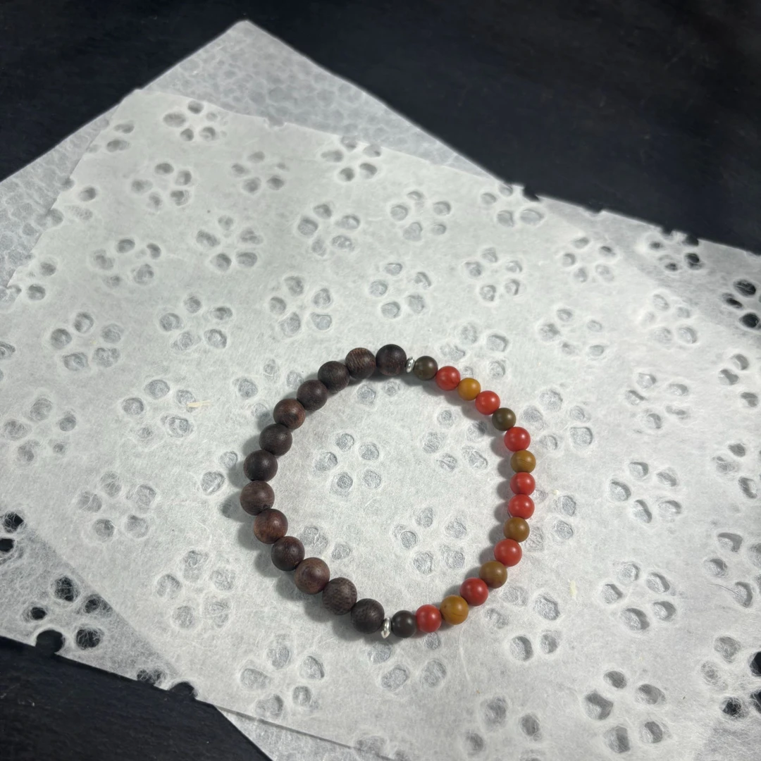 精美珠宝玛瑙双拼5.5mm经典百搭多样性发货17108