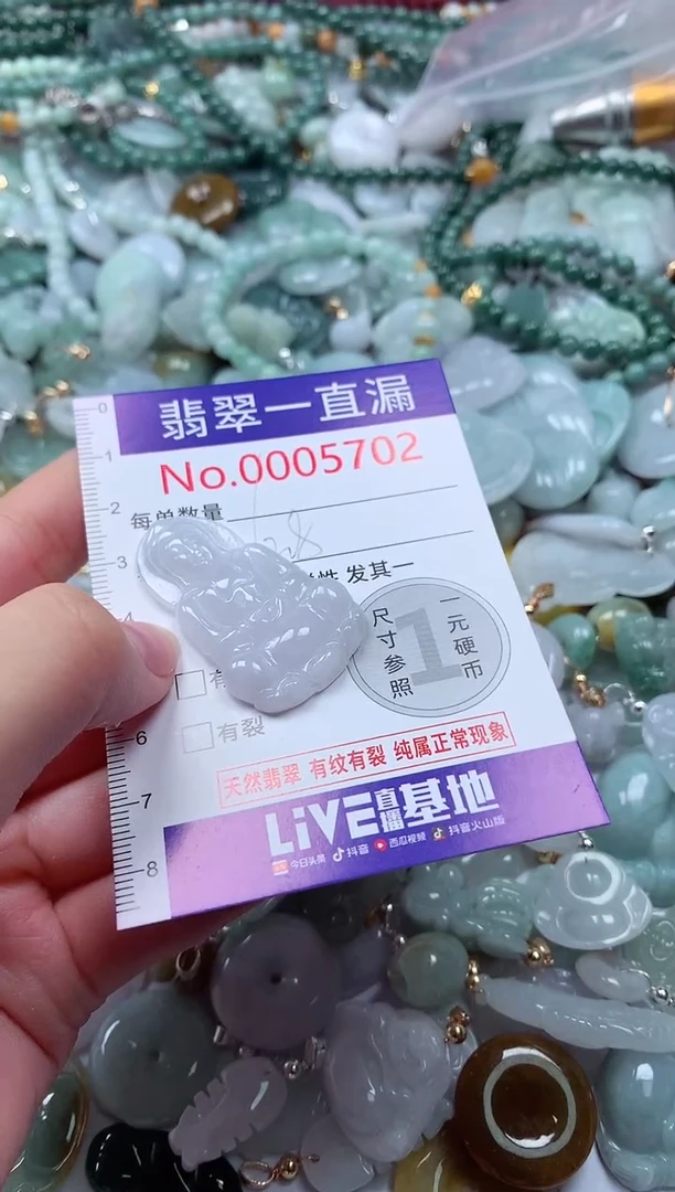 翡翠未镶嵌吊坠(不含链)5702