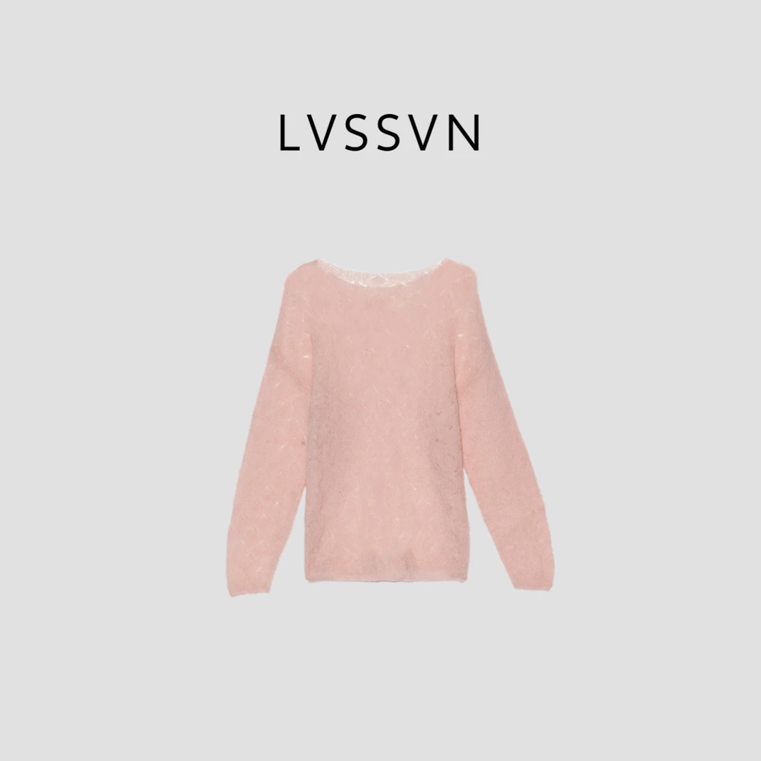 LVSSVN/露裳【Susie】2025SS 早春新款简约百搭女士针织衫 Z-31003