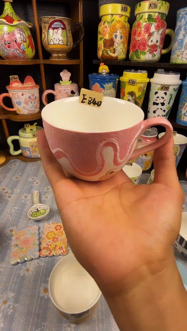 杯子子景德镇陶瓷勺E840