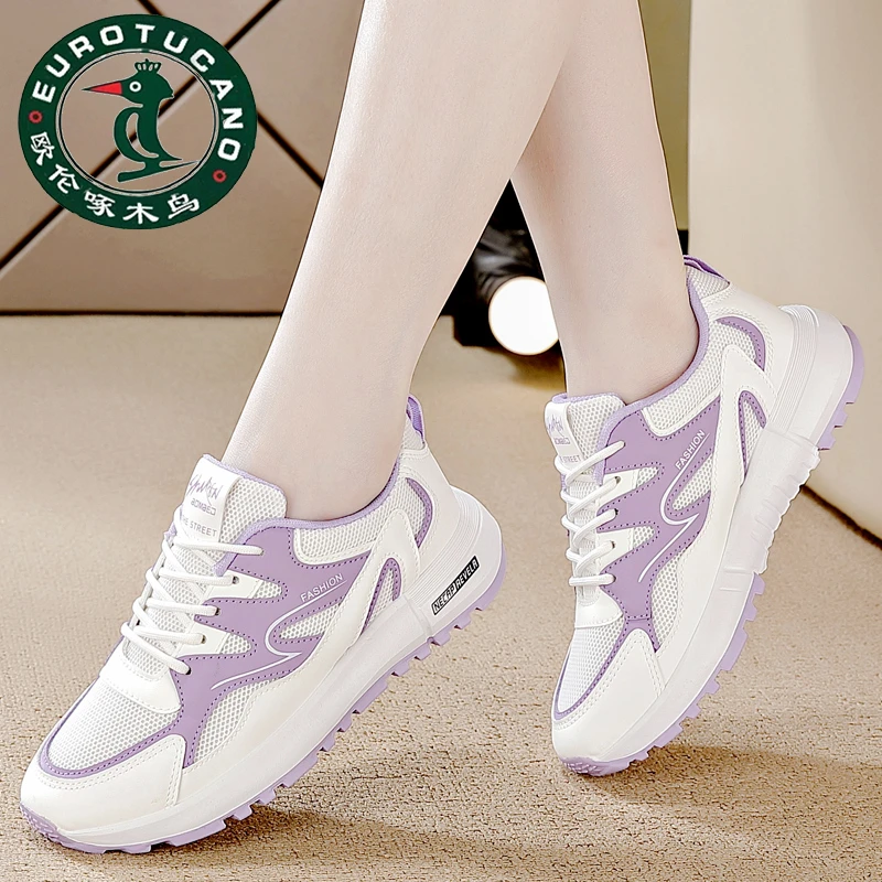 欧伦啄木鸟踩屎感网面透气阿甘鞋2025夏季超火休闲防臭轻便运动鞋