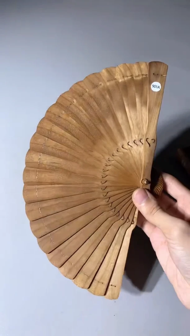 金丝楠901号15cm金丝楠木小叶桢楠扇子
