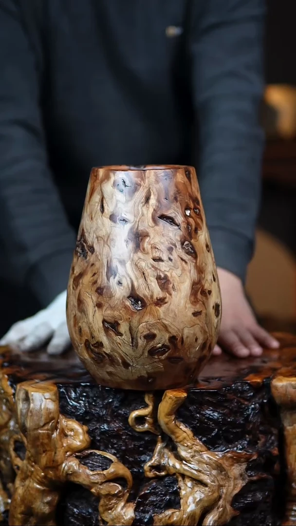 枣木A***了百年鸡心枣木鸡心罐