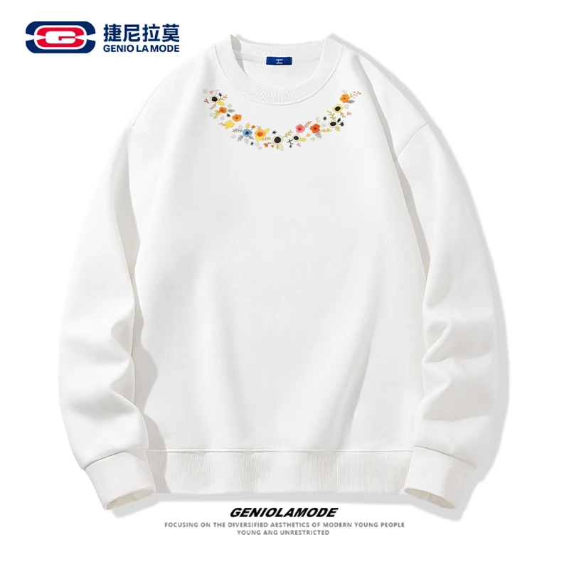 【敖瑞鹏代言】捷尼拉莫情侣款卫衣男2025新款早秋时尚潮牌宽松上衣