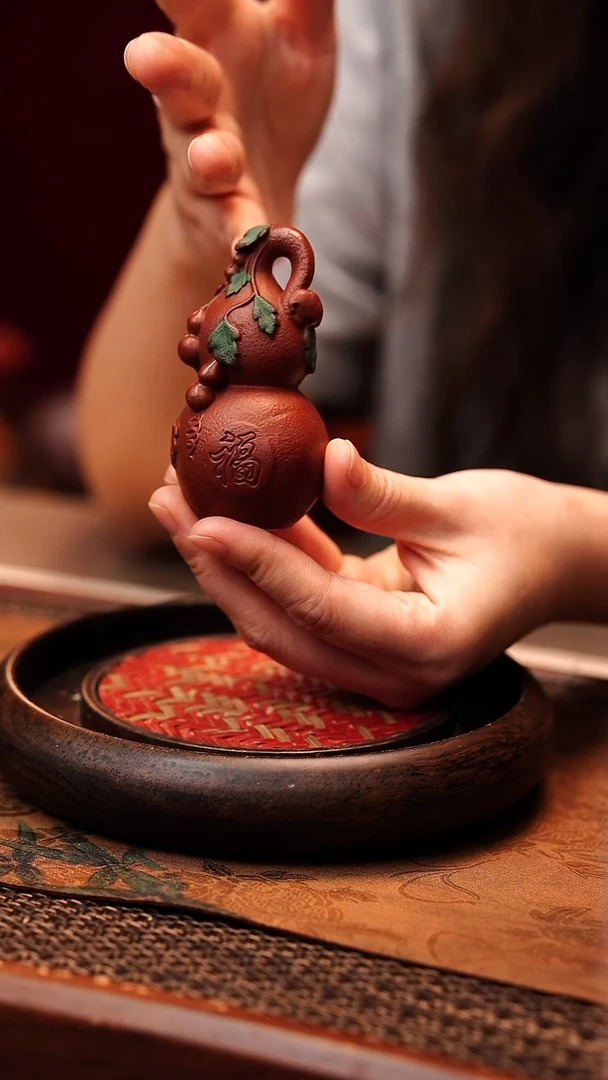 茶杯紫砂宜兴原矿紫砂 全手工制作