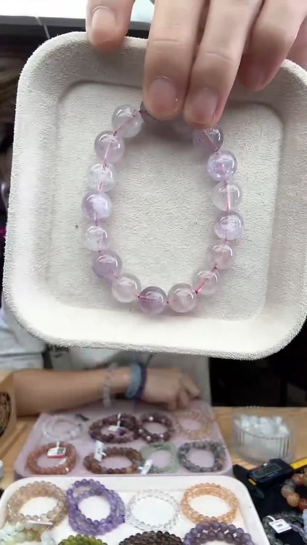 未镶嵌手串水晶紫超