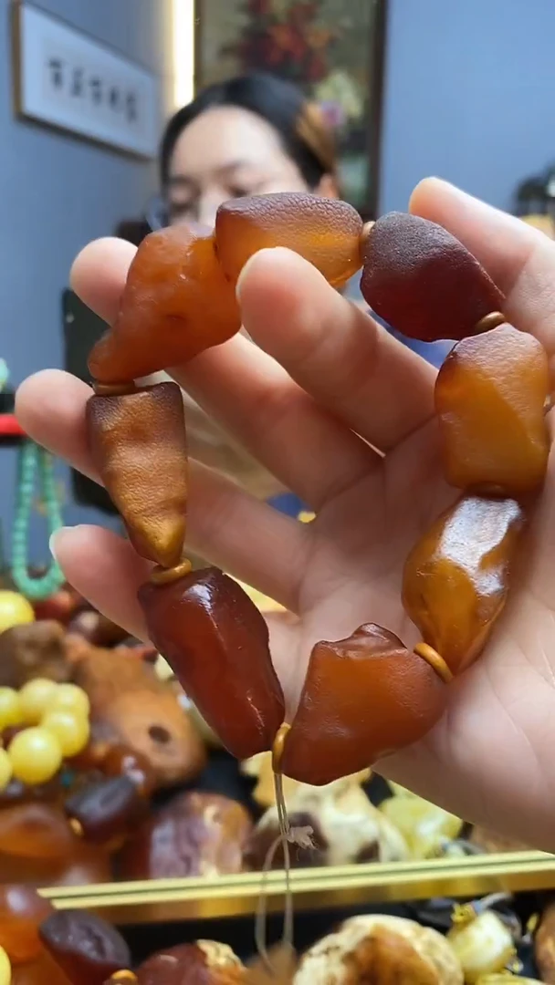 手串琥珀未镶嵌手串