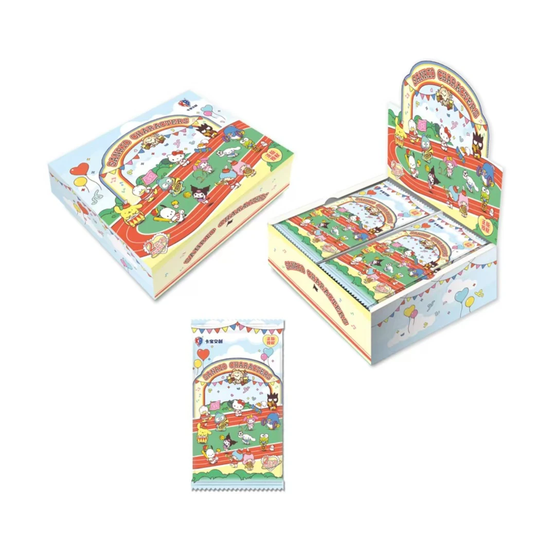 【绿】抬盒&列车卡宝文创 三丽鸥四弹2 假日time  国潮可爱收藏卡牌