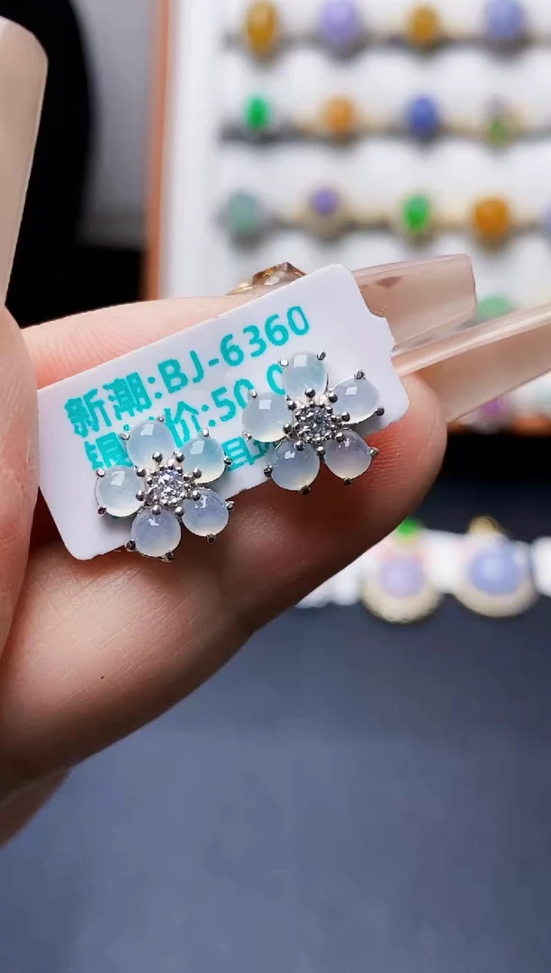 银S925镶嵌戒指翡翠1061