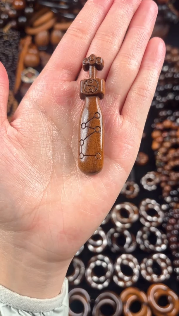 枣木雷击枣木老料六七星剑