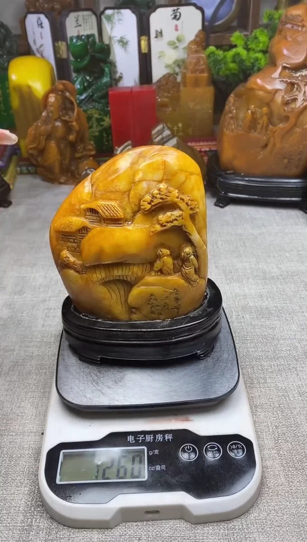 寿山石印石纯天然石料