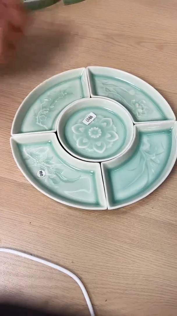 龙泉云间青瓷小米茶器