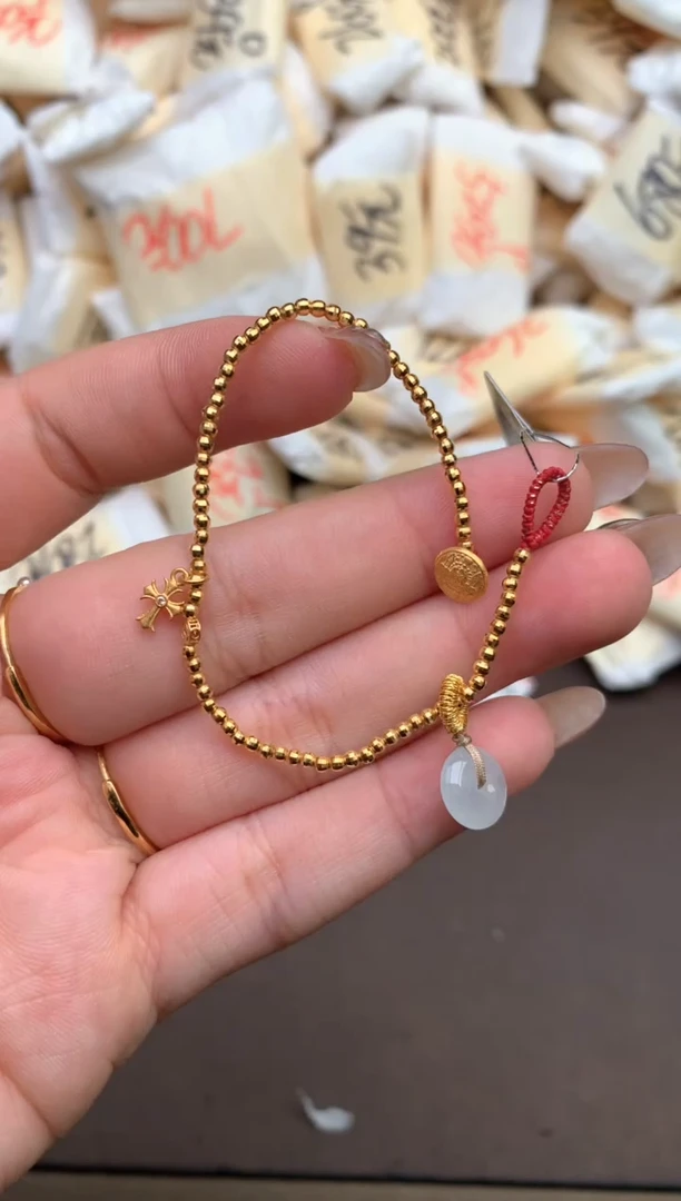 【闪购商品】未镶嵌翡翠手绳自行备注手围，无备注手围随机发