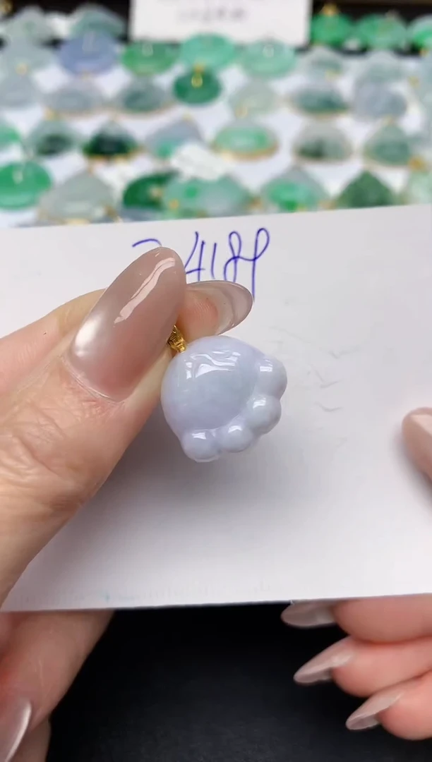 颈饰未镶嵌翡翠天然缅甸A货翡翠百元以上9元证书费自理