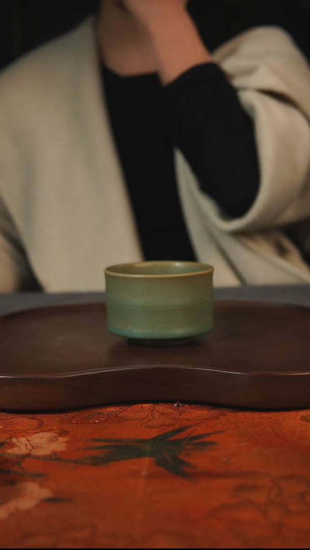 杯子瓷耶汝州原产地原矿仿古老釉q