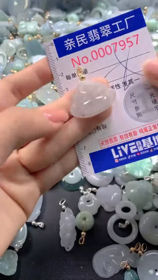 颈饰未镶嵌翡翠7957