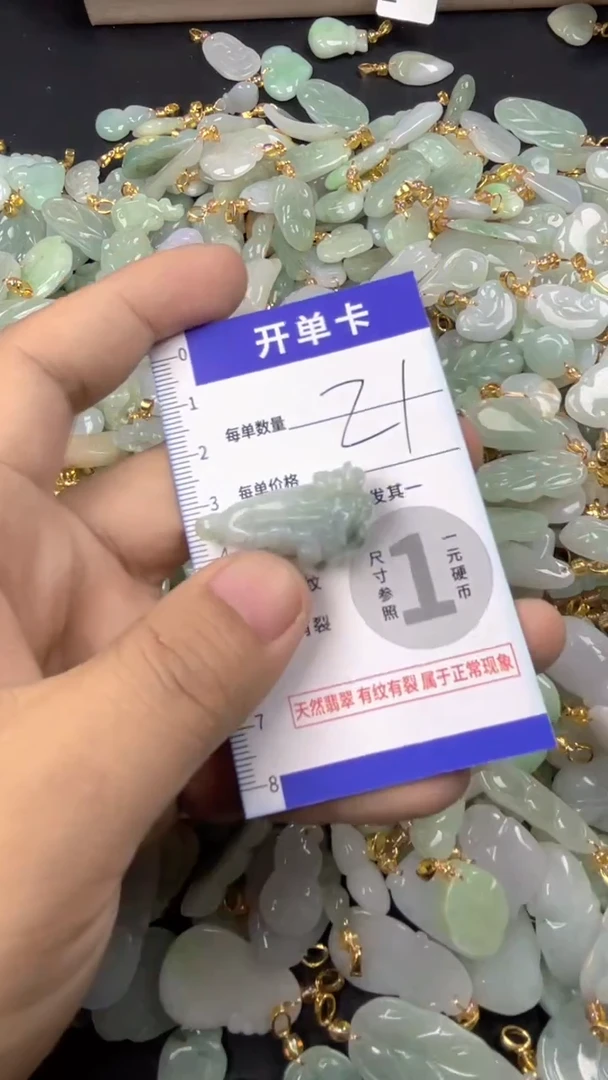 颈饰未镶嵌翡翠天然A货翡翠