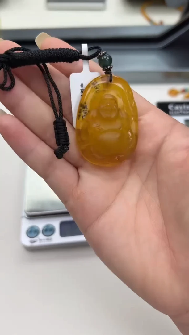 裸石蜜蜡未镶嵌蜜蜡吊坠