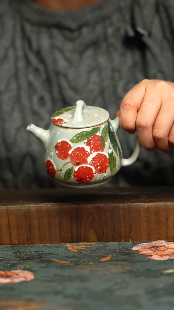 杯釉下彩手工手绘同款陶器