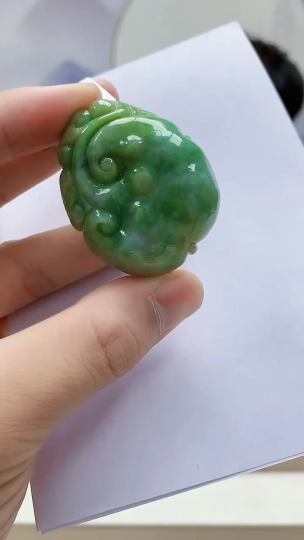 未镶嵌定制翡翠4868bb-毛货挂件7