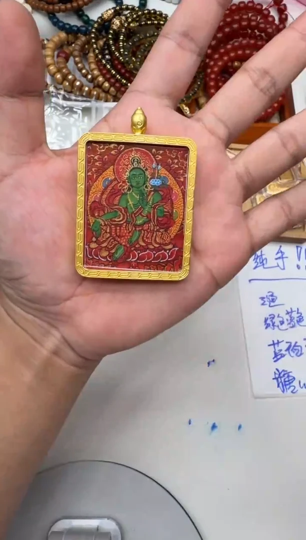 吊坠手绘唐卡111