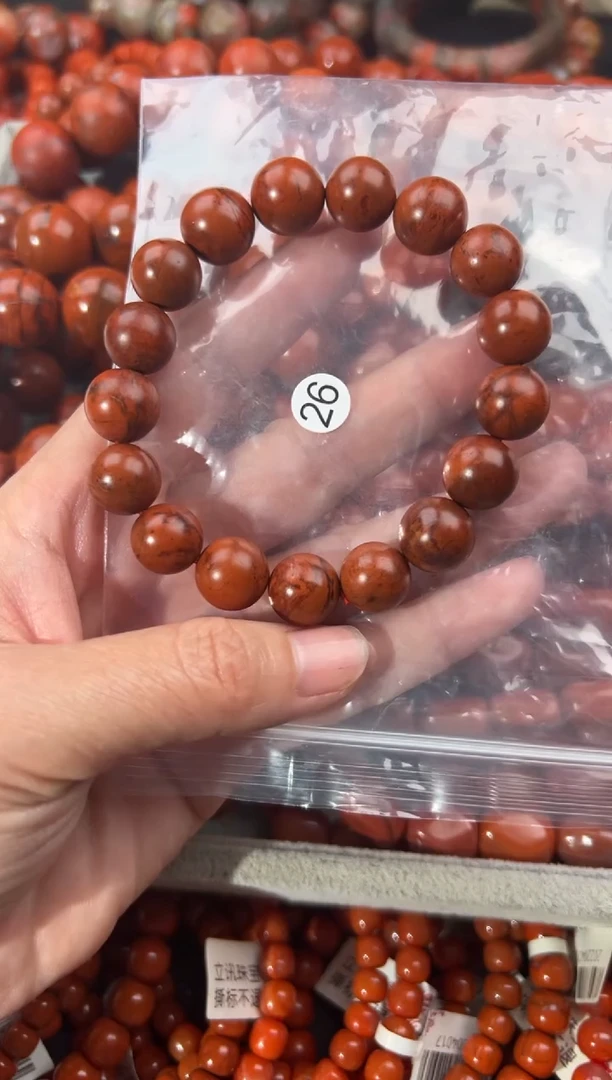 南红玛瑙手串未镶嵌12