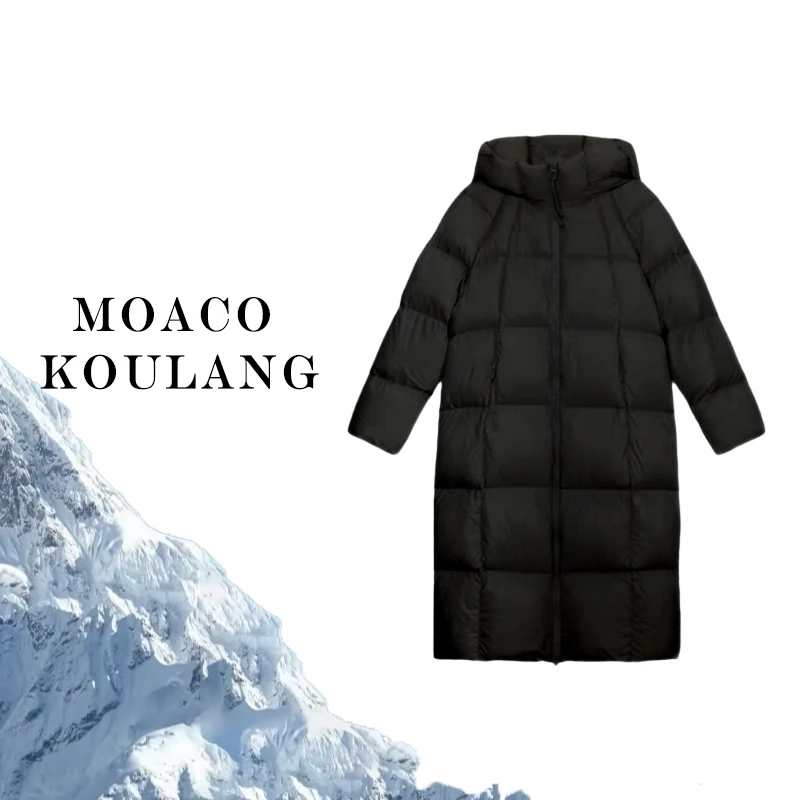 【95白鹅绒】极寒-30°长款100cm冬季保暖羽绒服时尚经典白鹅绒9 003