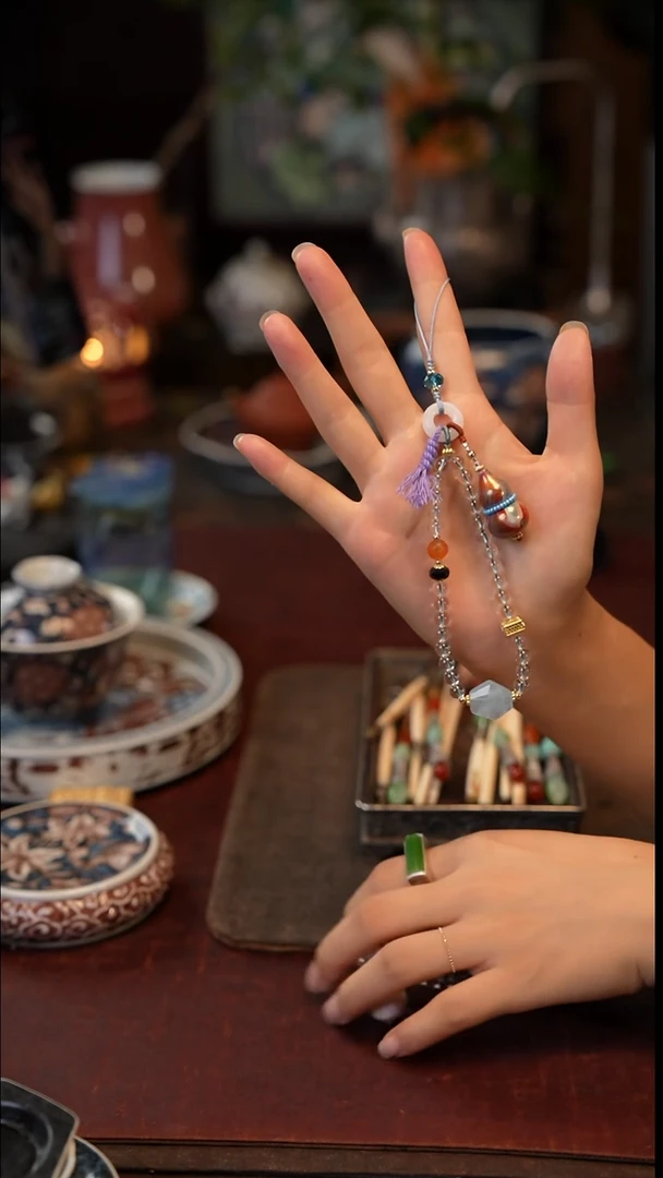 手机挂链  景德镇陶瓷福利款