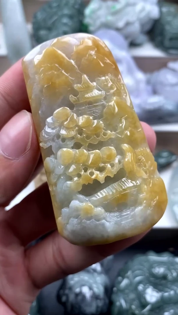 吊坠(不含链)未镶嵌翡翠1