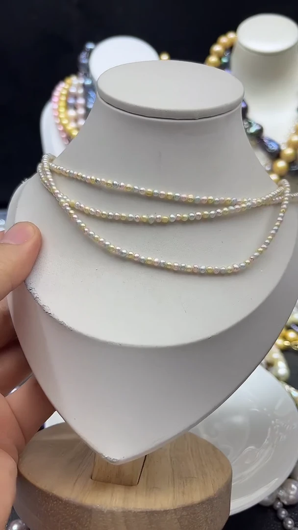 淡水珍珠未镶嵌颈饰多人