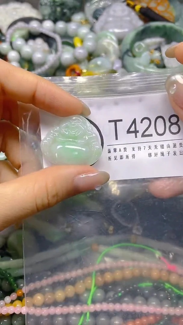翡翠未镶嵌颈饰/T/翡翠A货,一件也是批发价