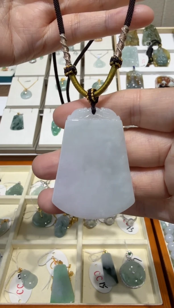 未镶嵌挂件翡翠A货翡翠多样性无事牌发一件