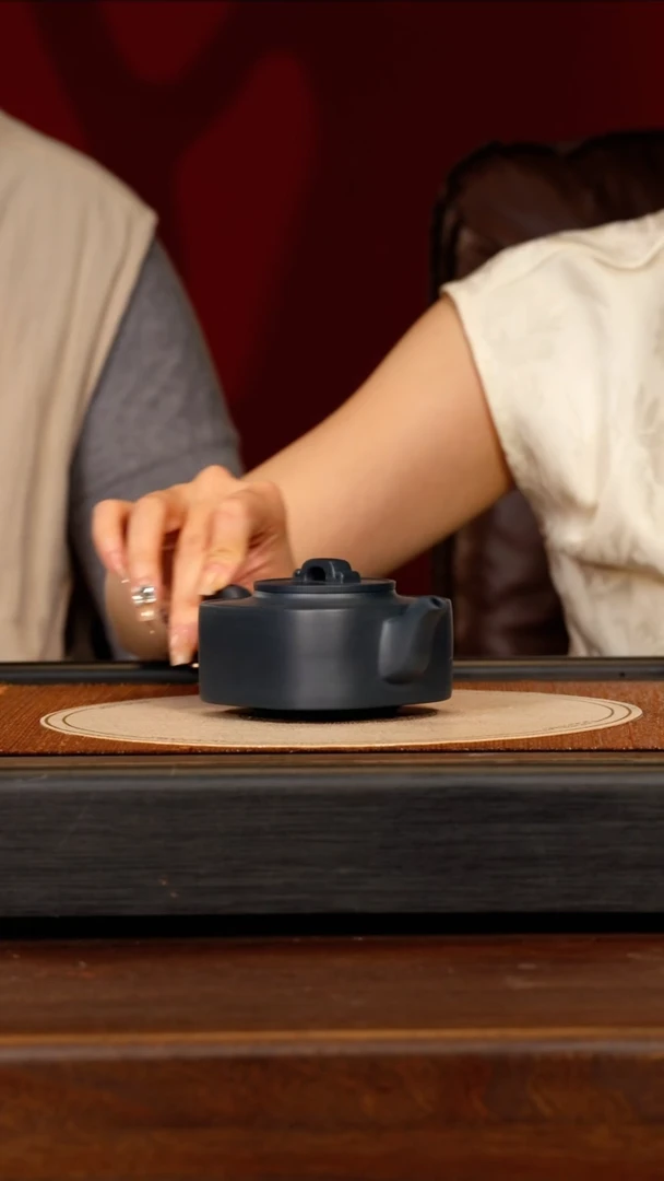 茶壶紫砂宜兴紫砂YJB 绿泥 四方均玉