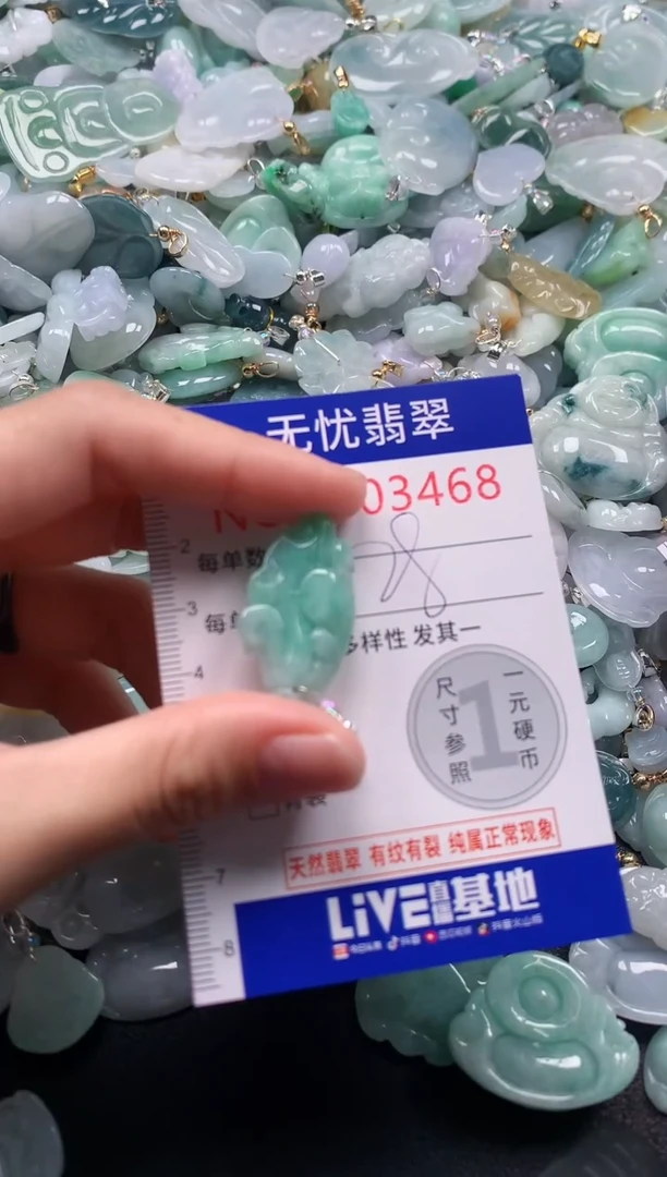 颈饰未镶嵌翡翠3468