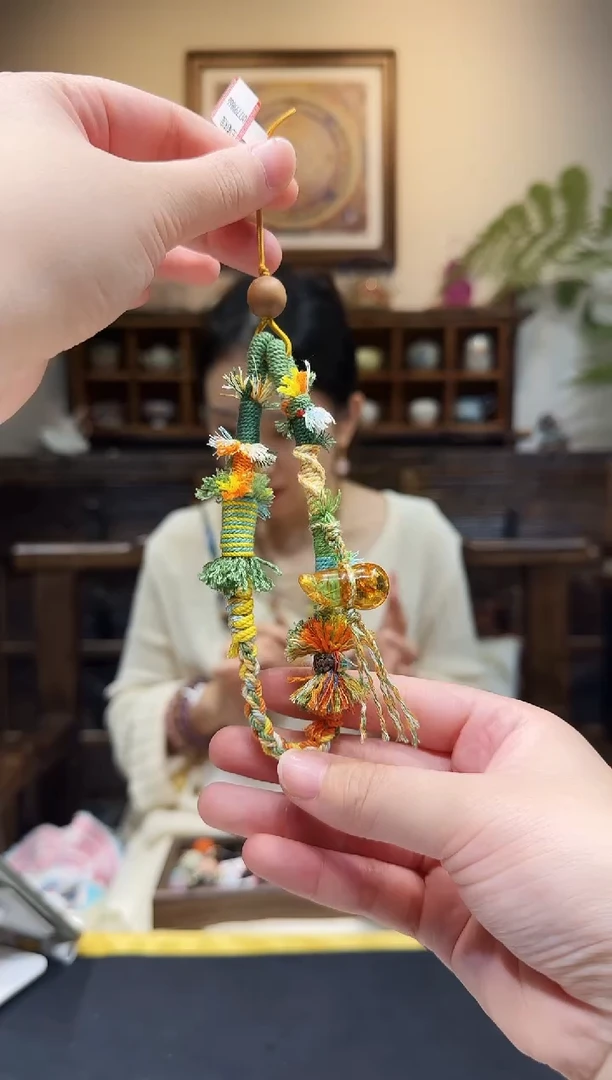 琥珀（花珀）颈饰未镶嵌挂件