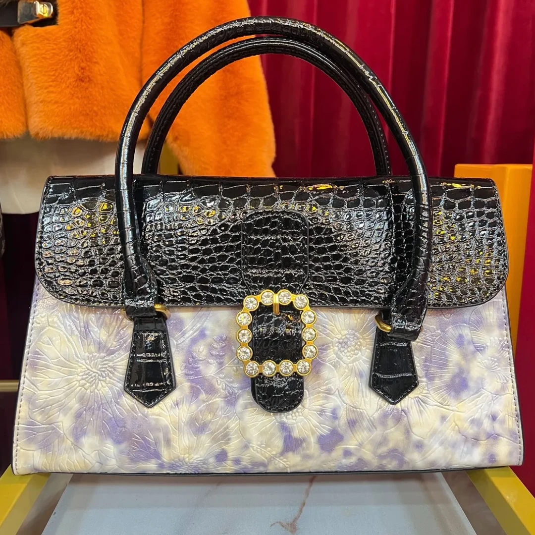 2025新款包包（73157紫白）