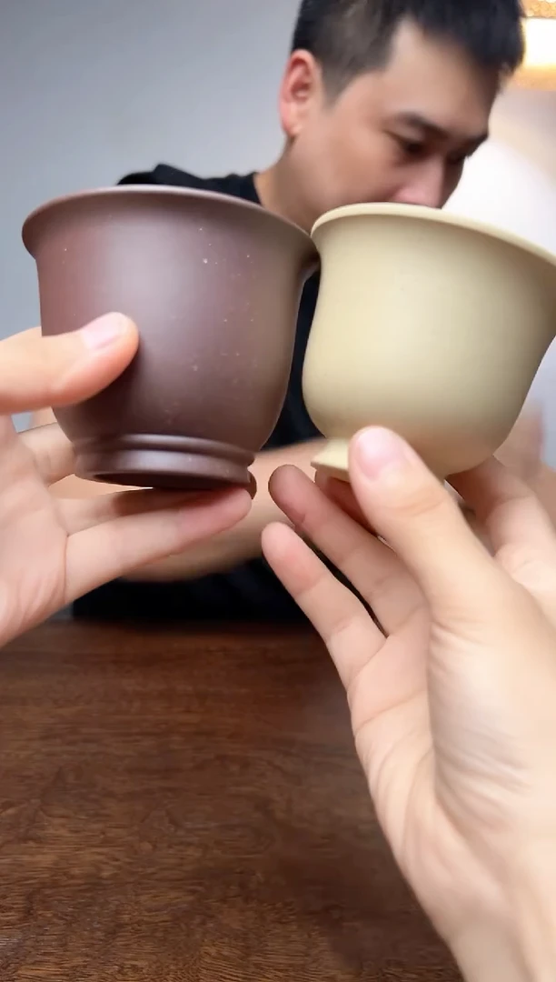 茶杯紫砂主人杯一对
