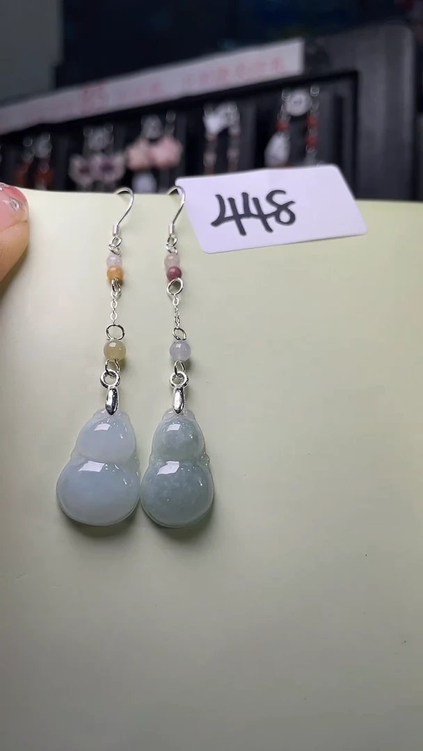 未镶嵌翡翠耳饰喜欢拍