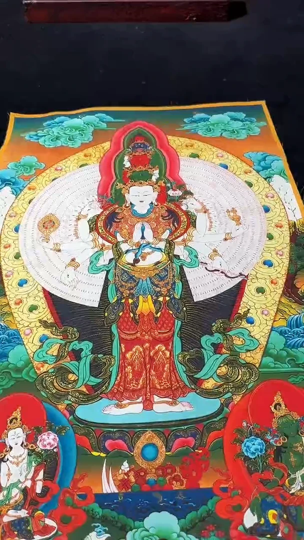 卷轴画藏式珍藏彩绘艺术馆5917