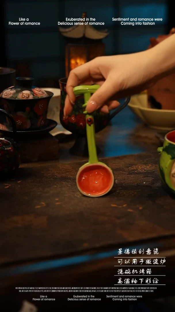 陶瓷景德镇高温釉下彩手工手绘款式